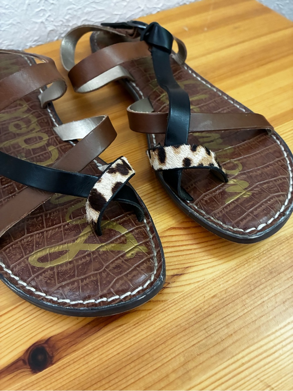 Sam Edelman Gladis Sandals Strappy Leopard print - Picture 5 of 9
